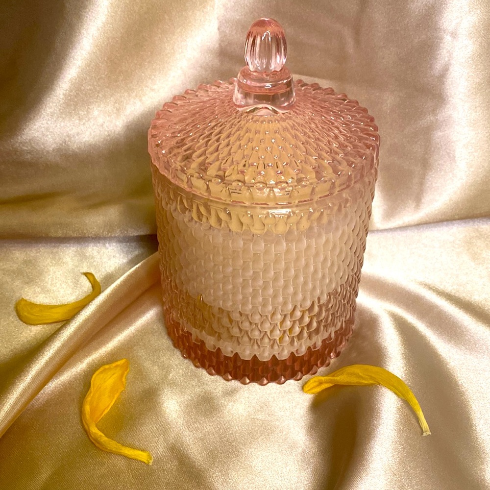 Luxurious Valentine’s Day Soy Candles:Vanilla + Sandalwood LIMITED AVAILABILITY